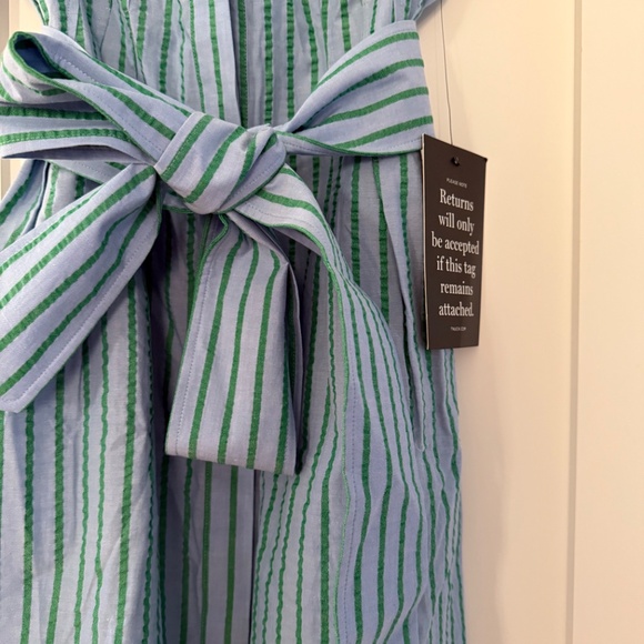 NWT Tuckernuck Delphinium Seersucker Mini Callie Dress - Medium - Picture 5 of 9